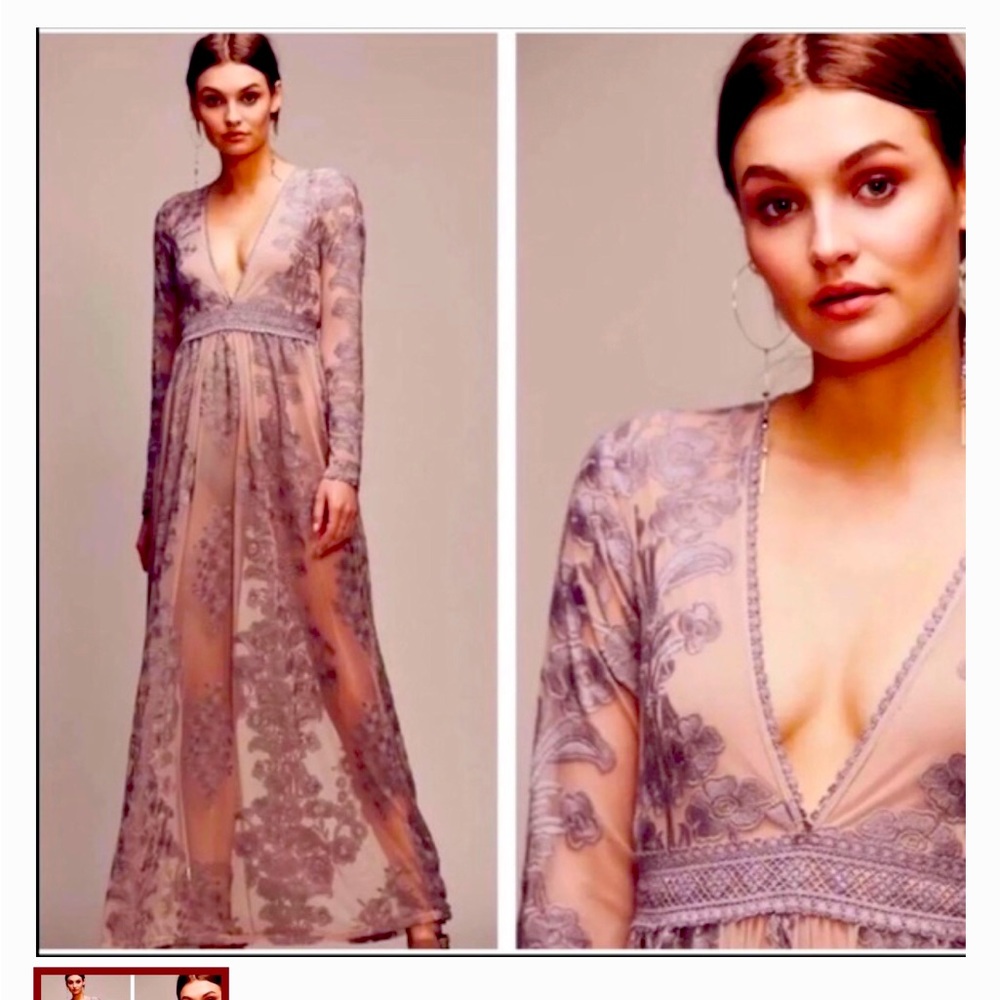 For Love and Lemons free people Lilac Temecula dress new with tags. Maxi. Medium
